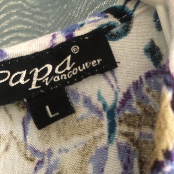 Papa Vancouver -size L - multi coloured sleeveless blouse - new or like new - Picture 4 of 7